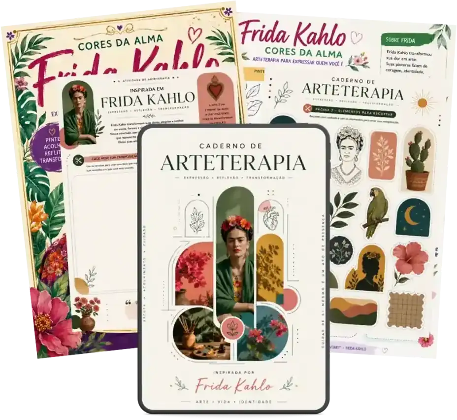 Cadernos de Arteterapia inspirados em grandes artistas